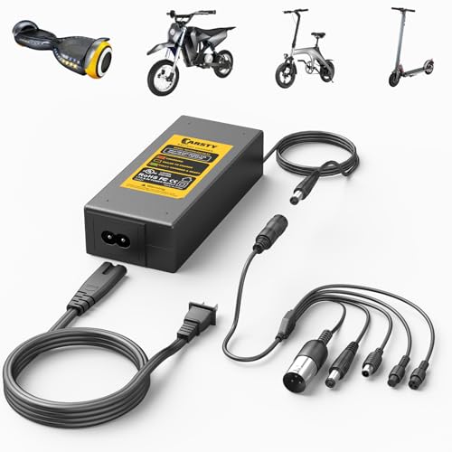 42V Hoverboard Charger with 5-in-1 Plugs - Small