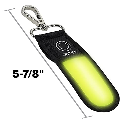LED Reflective Safety Light Keychain for Runners and Bikers