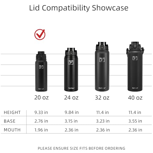 Replacement Chug Lid for 20oz Insulated Water Bottles