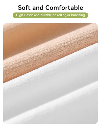 Women's Cotton Bikini Panties - High-Cut Stretch Underwear - 4 Pack Medium