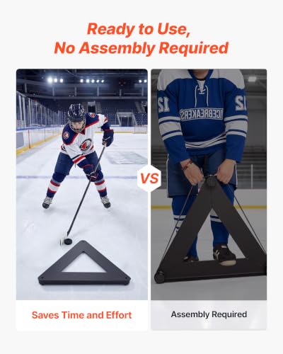 Triangle Hockey Passer - Heavy-Duty Multi-Angle Rebounder for Training