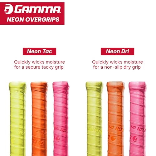 Neon Tennis Overgrips - High Performance Moisture Wicking - Tac