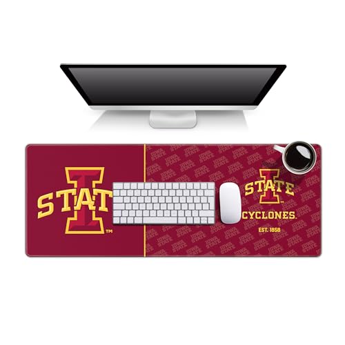 Iowa State Cyclones Desk Pad - Water-Resistant, Non-Slip, 31.5" x 12"