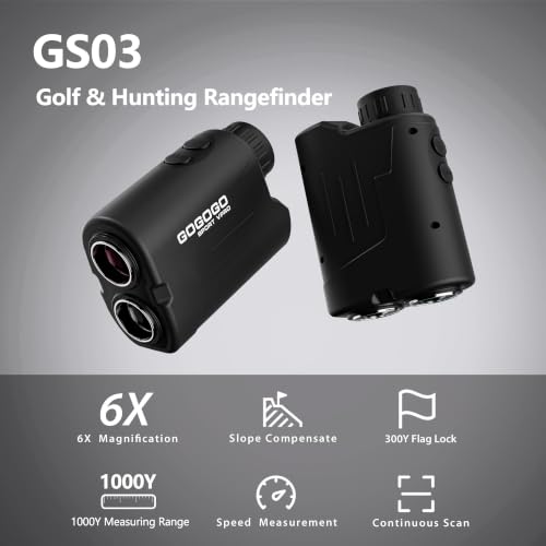 Laser Rangefinder with Slope for Golf & Hunting - GS03