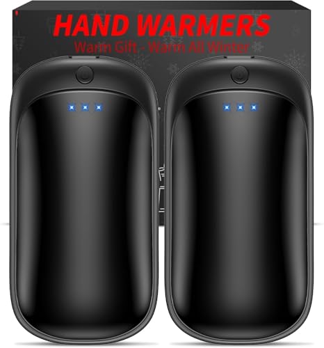 Rechargeable Hand Warmers - 2 Pack Portable Electric Heaters
