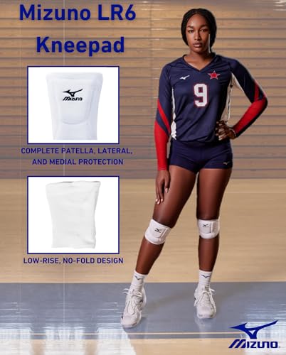 Mizuno LR6 Volleyball Kneepads Medium Navy - Impact Protection & Fit