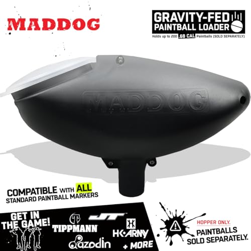 200 Round Gravity-Fed Paintball Hopper - Universal Compatibility