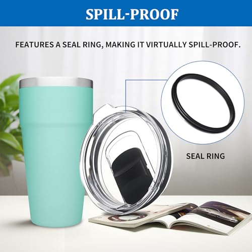 20 oz Replacement Tumbler Lids - 2 Pack for YETI & More
