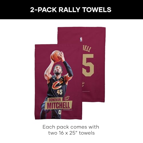 Donovan Mitchell NBA Fan Towel 2-Pack - 16x25 Inches