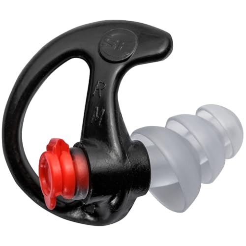 EP4 Sonic Defenders Plus Earplugs - Reusable, 24dB NRR, Black, Medium