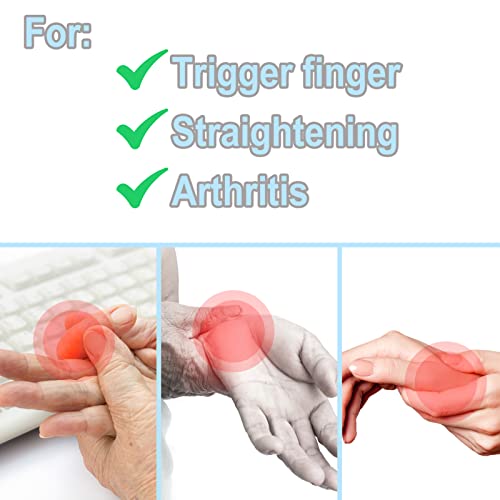 Finger Splint Support Brace Kit - 5 Pcs Adjustable Finger Protectors in 5 Colors