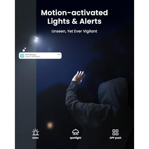 ieGeek Security Cameras Wireless Outdoor Pan Rotating 180¡Æ Home Security Cameras, 2.4G WiFi Camera Battery Powered with 2K Color Night Vision, Smart AI Detection, 2-Way Audio, Local/Cloud Storage,IP65