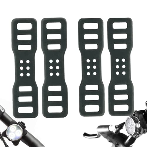 Silicone Bicycle Straps - 4 Pcs Durable Rubber Mounting Straps