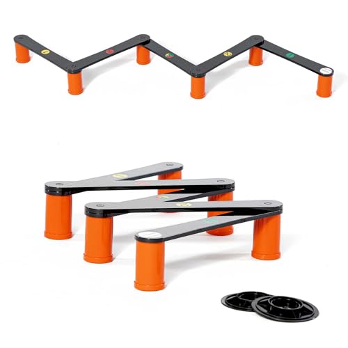 Stickhandling Training Aid - Portable, Adjustable Equipment for Ball Control & Coordination