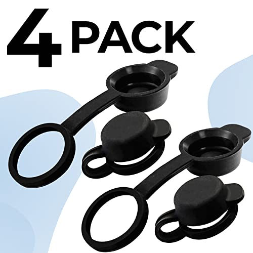 [4-Pack] CamelBak Mud Cap Replacement Silicone Caps for Podium & Peak Bottles - BPA-Free