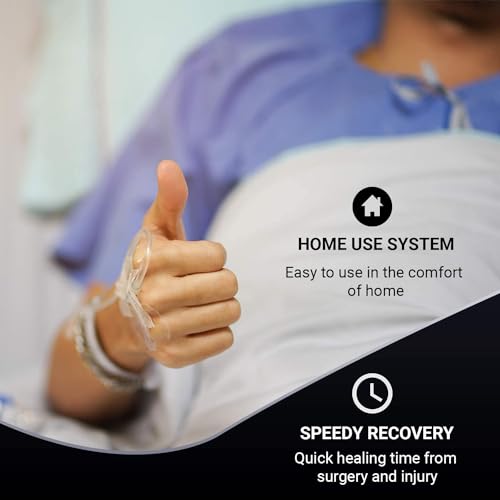 M Pain Management Technologies Cold Water Therapy Knee Pad for Cryotherapy - Post-Surgery & Injury Recovery, Leak-Proof Connection, Fits Most Systems