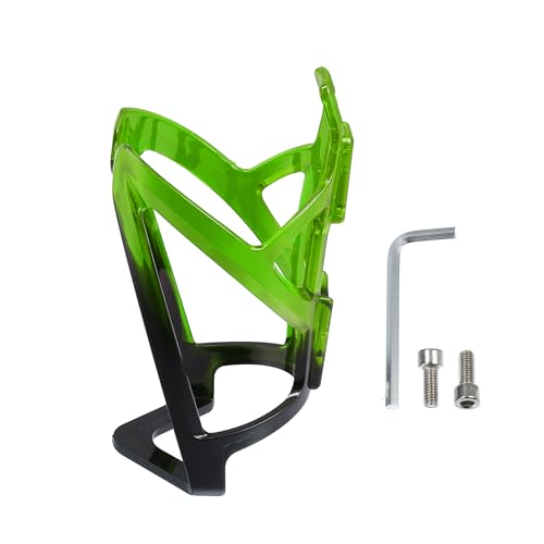 Bike Water Bottle Holder - Universal Plastic Cage - Green