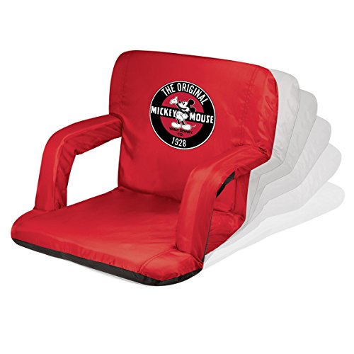 Mickey Mouse Portable Stadium Seat - Red Reclining Chair