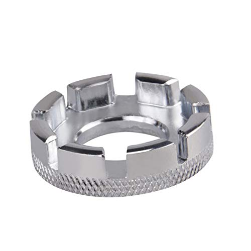Bicycle Spoke Wrench Set - Stainless Steel, Silver & Red