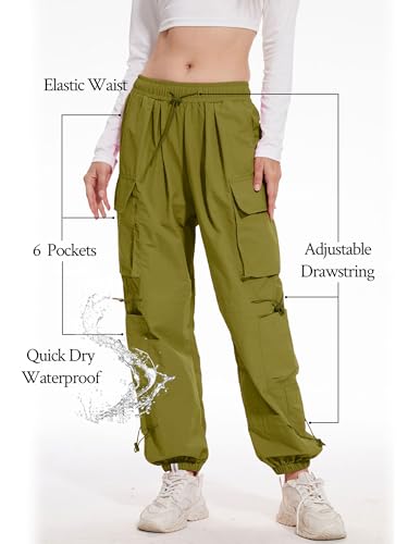 High Waist Women's Cargo Pants - Y2K Streetwear Trousers