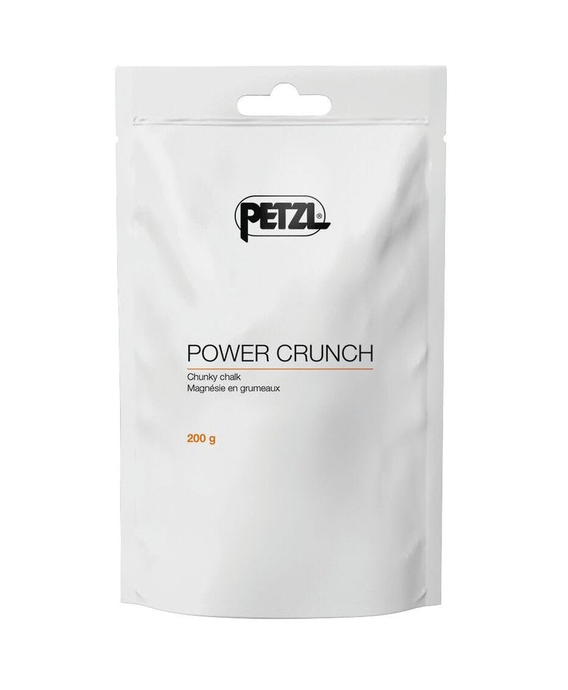 Petzl SAKAPOCHE Chalk Bag with Power Crunch Chalk (200g) - Ergonomic with Zip Pocket for Gym, Sports and Trad Climbing - Black