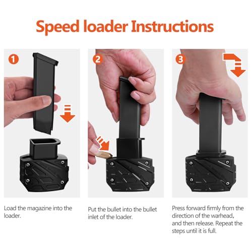 Glock 9mm/.40 Speed Loader - Easy Two-Step Magazine Loader