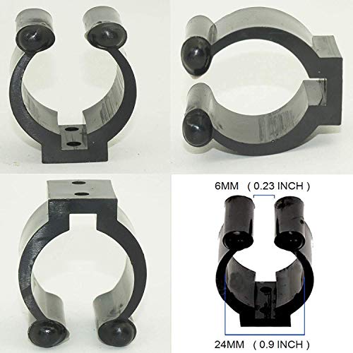 Universal Kayak Paddle Clips - 4 Pack Nylon Fishing Rod Holder