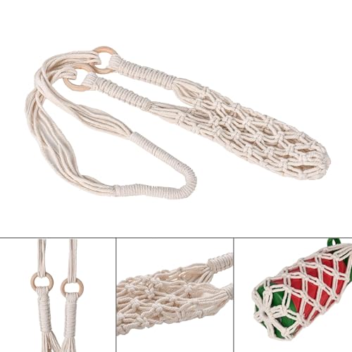 Eiyye Crochet Water Bottle Holder Crossbody Sling 2-Pack Lightweight Travel Carrier