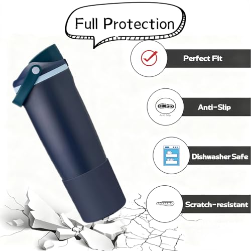 Silicone Protective Boot for Owala FreeSip Sway Bottles - Sea Captain