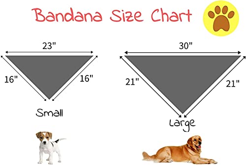 Halloween Pumpkin Dog Bandana - Washable Cotton Kerchief - Small, Halloween