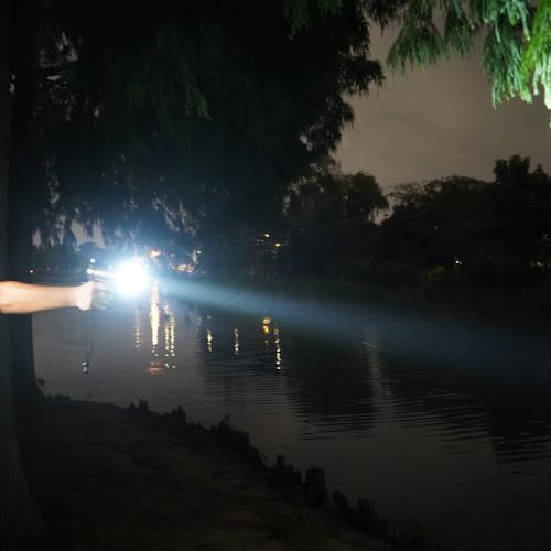 LED Spotlight Waterproof Handheld Flashlight 350 Lumens for Outdoor Use