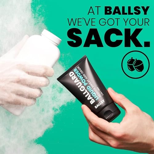 Ball Deodorant for Men - Anti Chafing Cream, 3.4 Oz