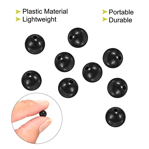 7mm Fishing Beads - Plastic Round Bait Eggs for Tackle