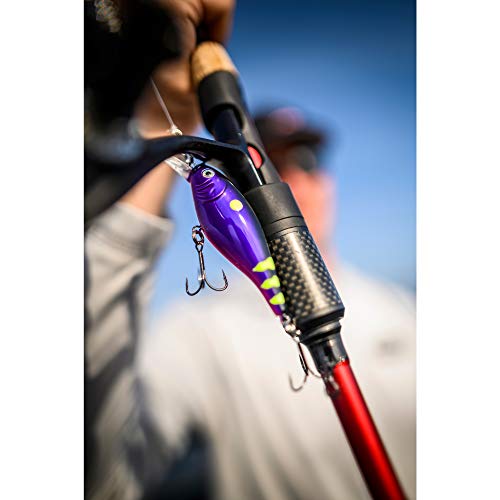 Flicker Shad Shallow Crankbait - Black Silver, 2/7 oz, 2 3/4"
