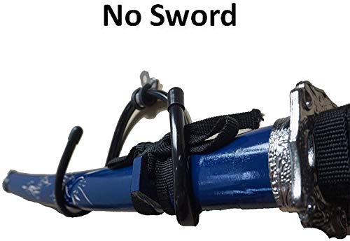 Adjustable Wall Mount Sword Display Rack Set for Collectible Weapons