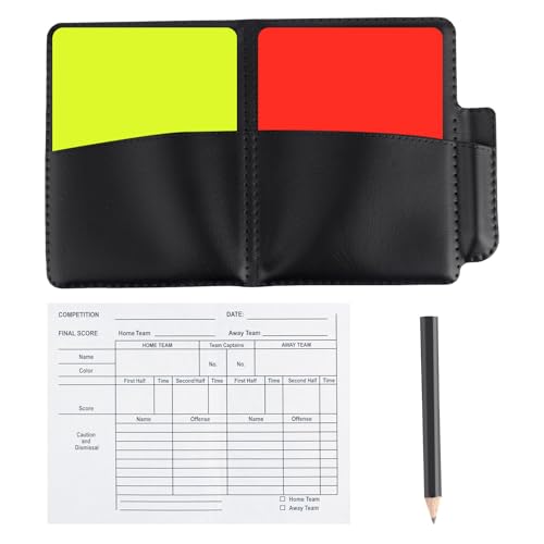 Soccer Referee Kit with Yellow & Red Cards - 1 Set
