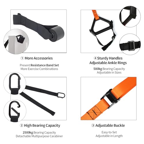 Moulyan Bodyweight Resistance Training Straps,Training straps