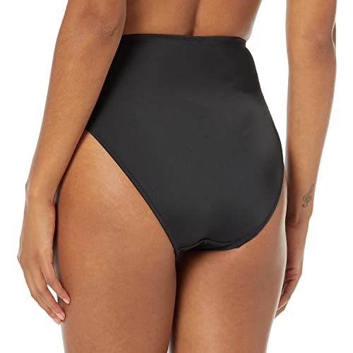 High Waist High Leg Bikini Bottom - Medium / Washed Black