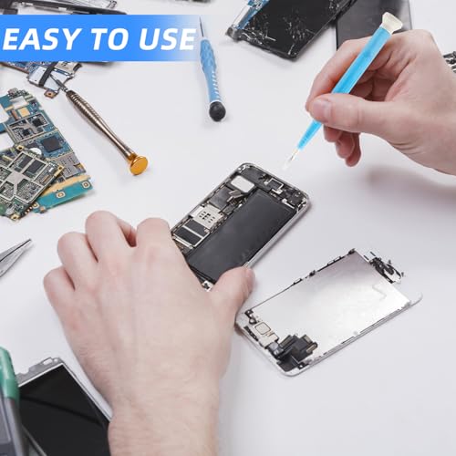 4 Pcs Plastic & Ceramic Screwdriver Set, Non-Conductive Slotted Screwdrivers for High-Frequency Circuit Adjustment, Precision Tools for Electronics Repair, Watchmaking, and Sensitive Equipment