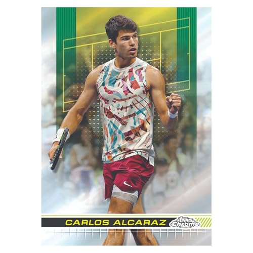 2024 Topps Chrome Tennis Trading Card Blaster Box - Collectible Sports Card Pack