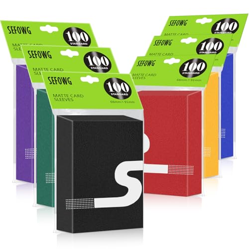 600ct Matte Card Sleeves for MTG & TCG - 6 Colors