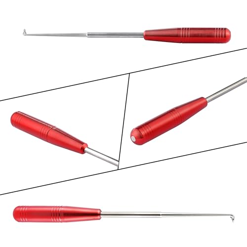 4-Piece Stainless Steel Fishing Hook Remover Set with Storage Tube