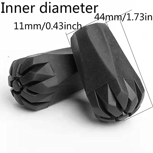 Assorted Trekking Pole Tips - 8-Piece Replacement Set