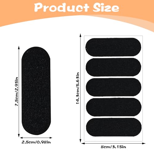 Bowling Thumb Tape - Elastic Finger Protector for Bowlers - Black, 100 Pieces