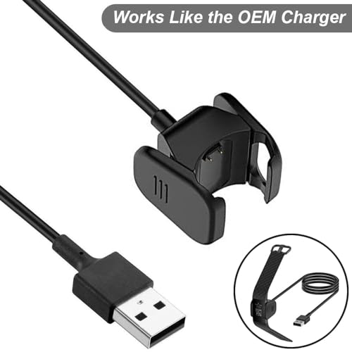 Replacement Charger Cable for Fitbit Charge 3/4 - 1m/3.3ft