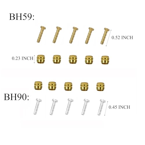 2500mm Bike Hydraulic Brake Hose Kit - Black with Brass Ferrules