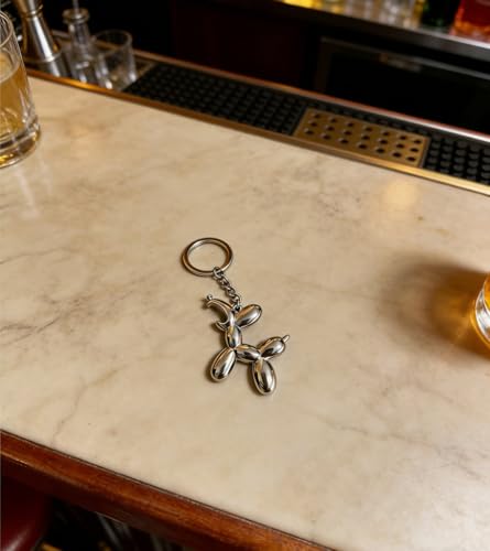 Balloon Dog Bottle Opener Keychain - Fun Gift for Dog Lovers