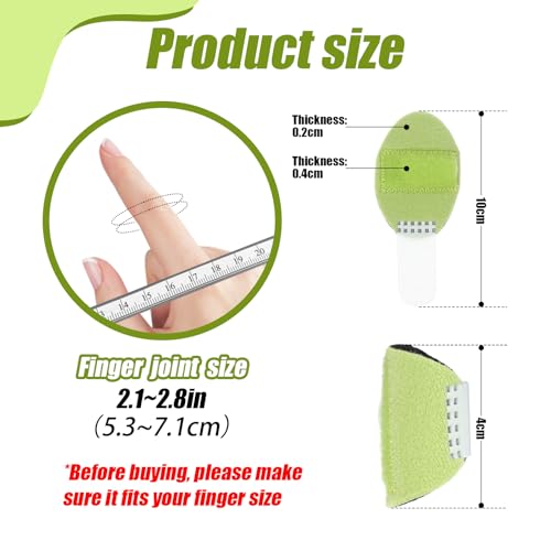 8 Pcs Trigger Finger Splint Kit - Adjustable Support Brace