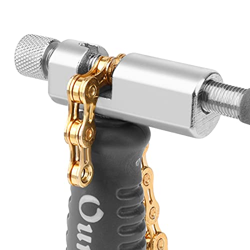 Bicycle Chain Breaker Tool - Universal 7-11 Speed Chains - Silver