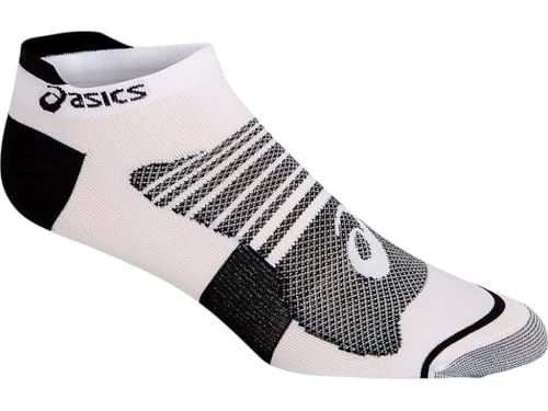 ASICS Men’s Quick Lite Plus 3-Pack Socks - Medium, Brilliant White/Performance Black